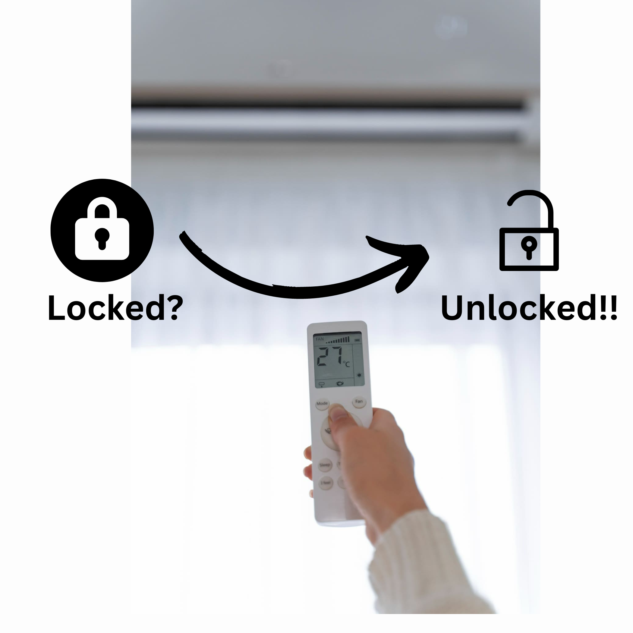 Read more about the article How to unlock the Voltas AC Remote?