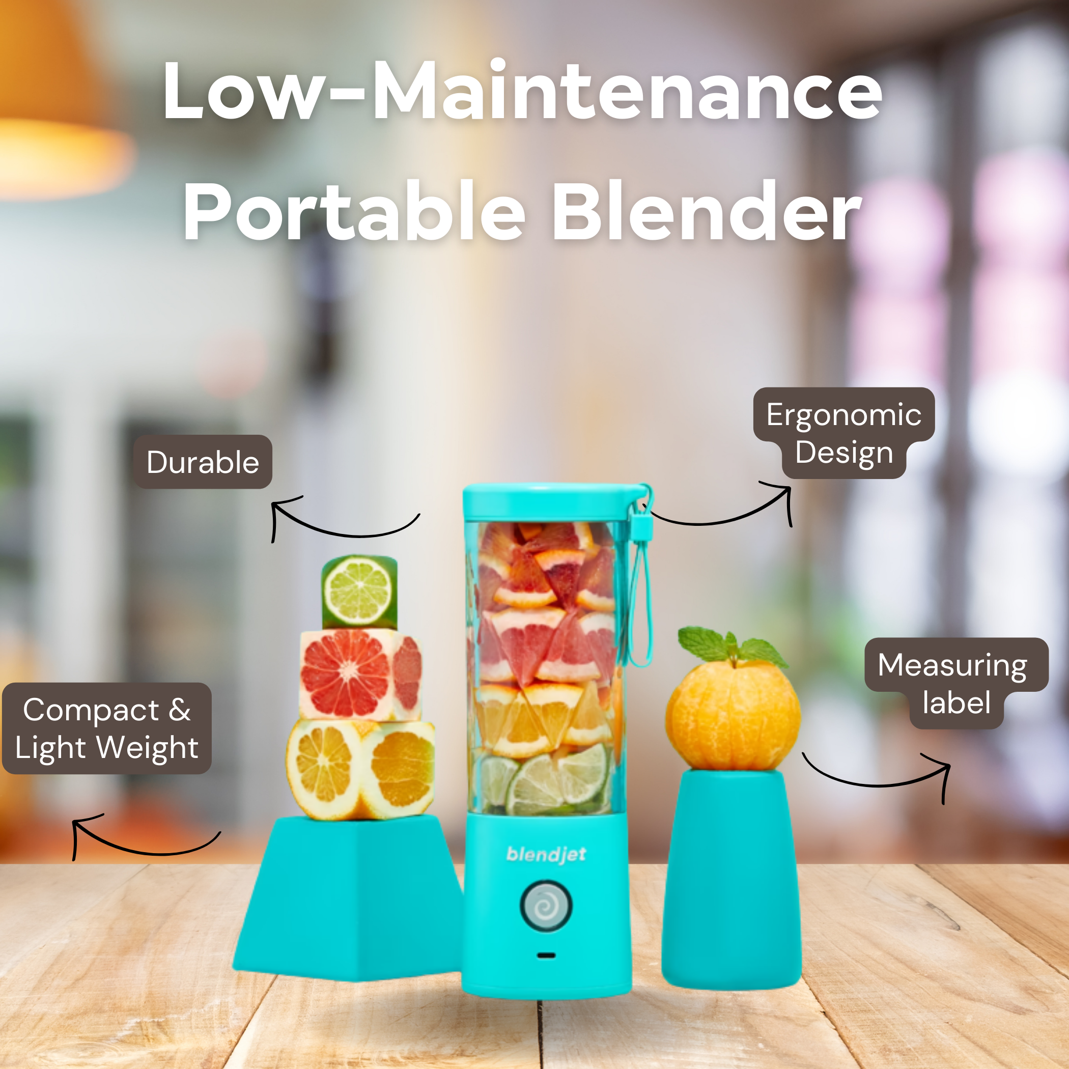 What is a low-maintenance portable blender?