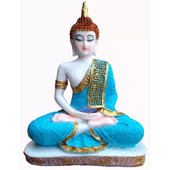 GOLDILUXE Gautam Buddha Idol Statue for Home / living room / study room / Gifting items Decorative Showpiece